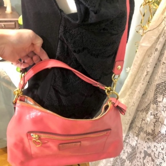 NWT Coach Daisy leather convertible purse Coral Crossbody purse bag - Picture 8 of 12